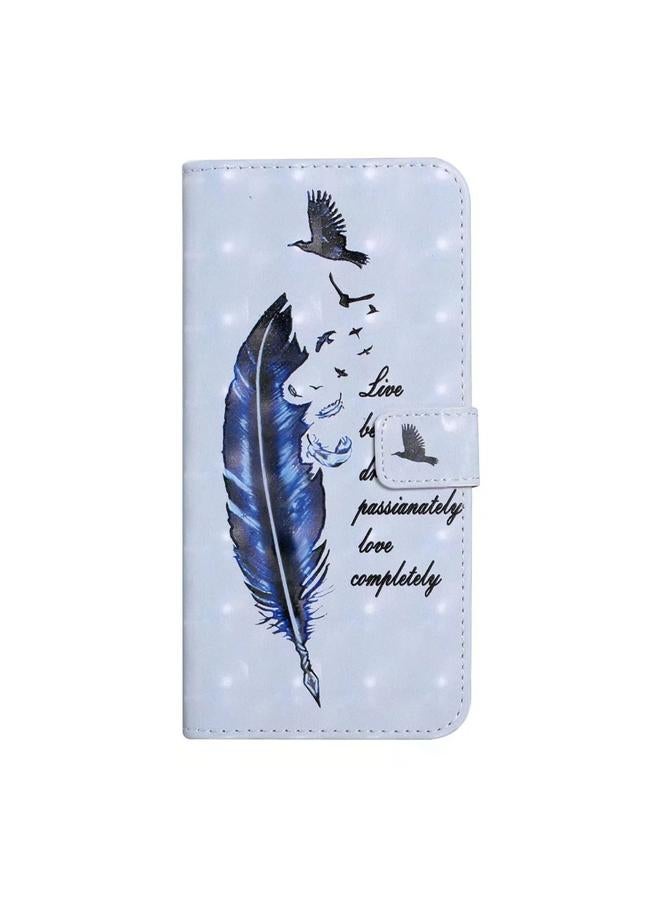 erorex Case For Motorola Moto G73 Oil Embossed 3D Drawing Leather Phone Case - Image 2