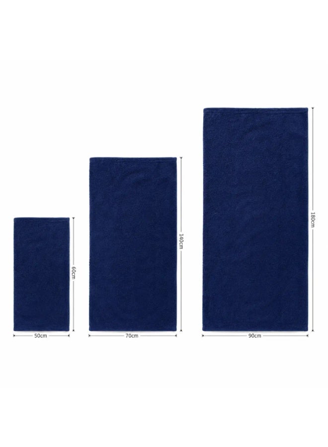 Donetella Towel Set (Pack of 6) – Microfiber 330 GSM – Ultra Soft & Highly Absorbent Quick Dry Bathroom Towel Set with Bath Sheet, Bath Towel & Hand Towel - Image 3