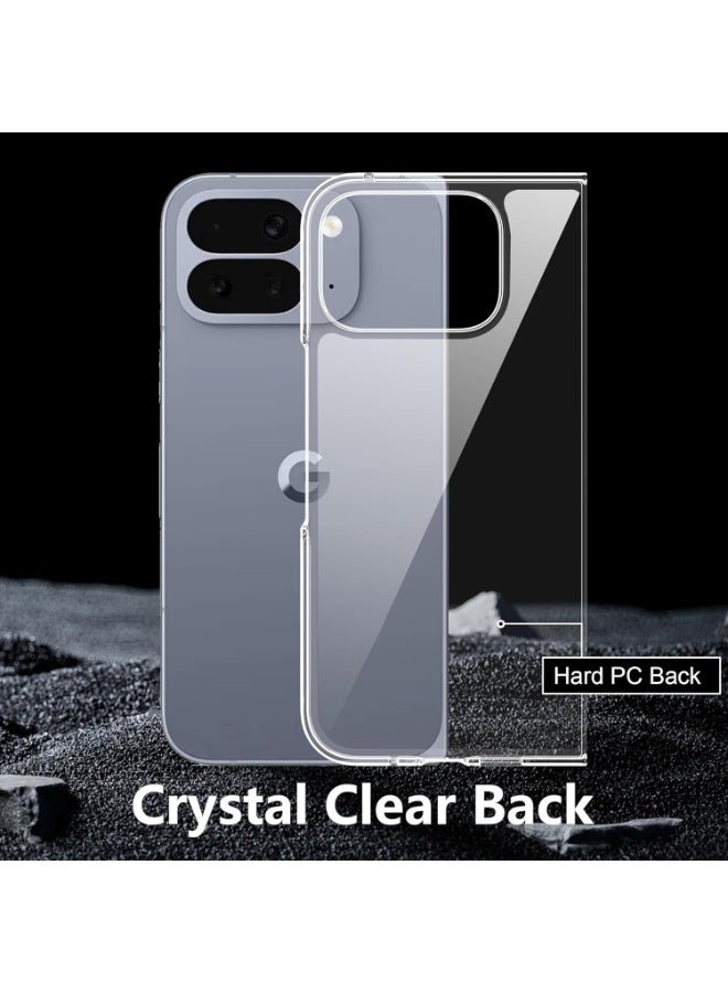 Case for Google Pixel 10 Pro Fold Clear Case, Hard PC Back Transparent Protective Cover Shockproof Scratch Resistant Case for Google Pixel 10 Pro Fold - Image 5