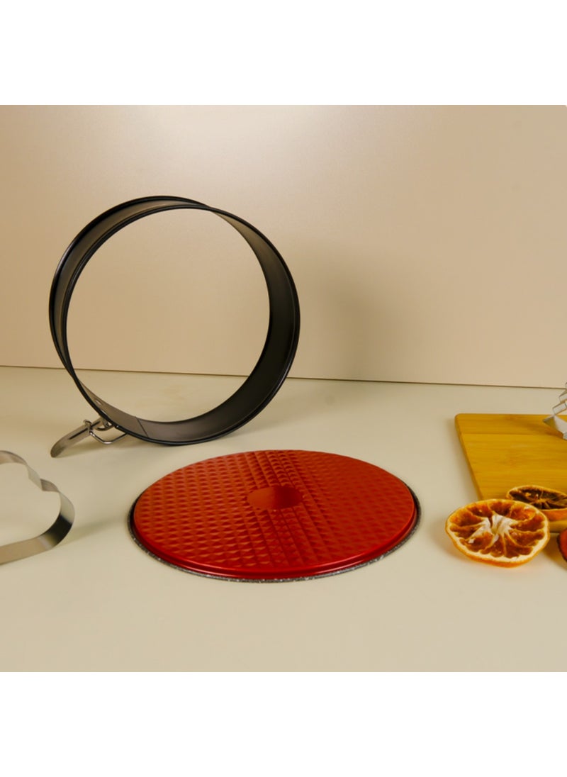 Guardini Springform Cake Mold Granite Red 22 cm  - Image 3