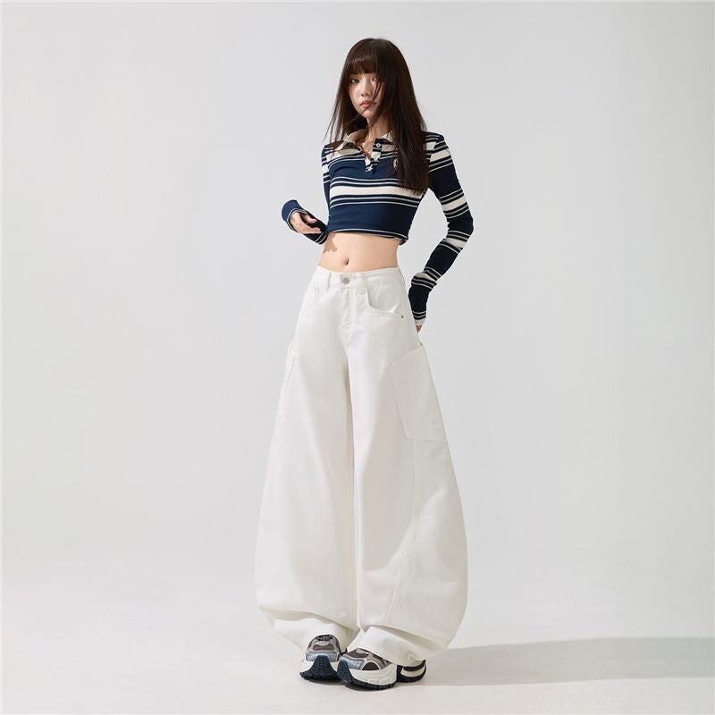 Unisex Casual Daily Denim Jeans - Image 2