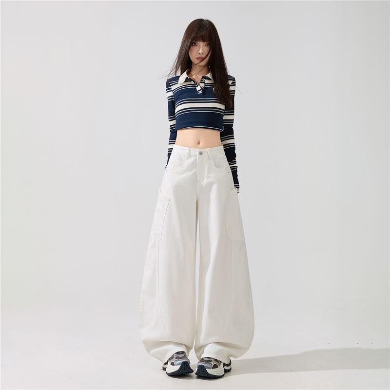 Unisex Casual Daily Denim Jeans - Image 4