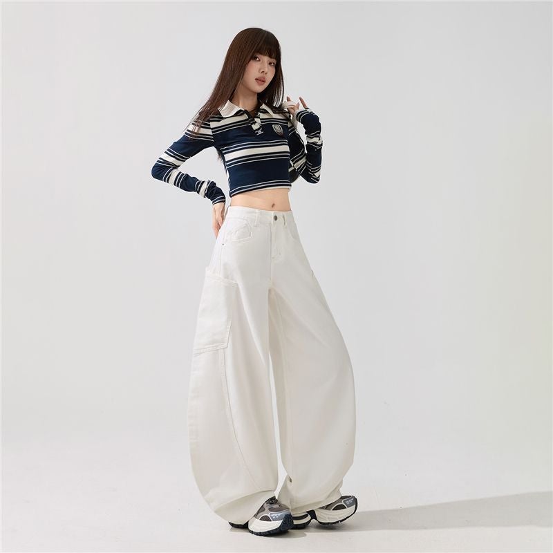 Unisex Casual Daily Denim Jeans - Image 3
