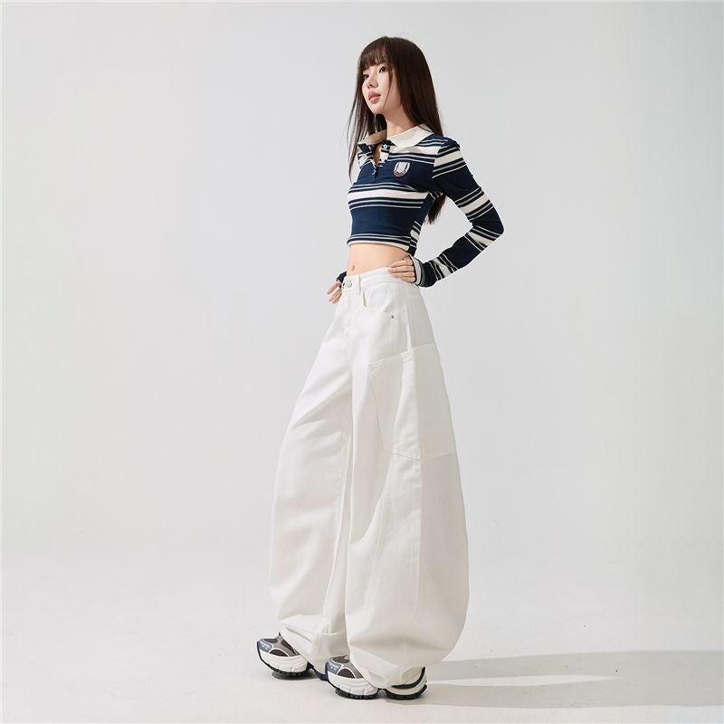 Unisex Casual Daily Denim Jeans - Image 5