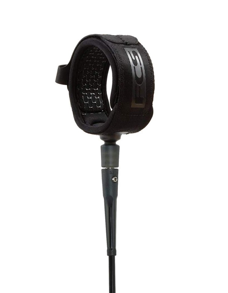 FCS All Around Surfboard Leash - Black - 6' - Image 2