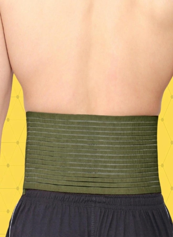 PLETHEON Hernia Support Belt for Inguinal & Umbilical Hernia | Adjustable Truss Belt for Men & Women | Pain Relief & Post-Surgery Recovery (Green, Free size, UMBLICAL HERNIA) - Image 3