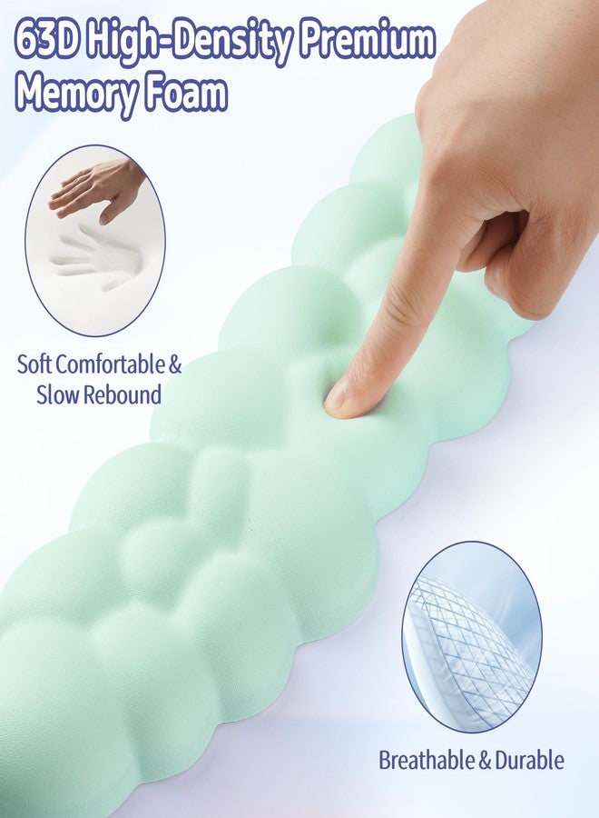 Sushret Light Green Cloud Keyboard Wrist Rest Set - Image 4