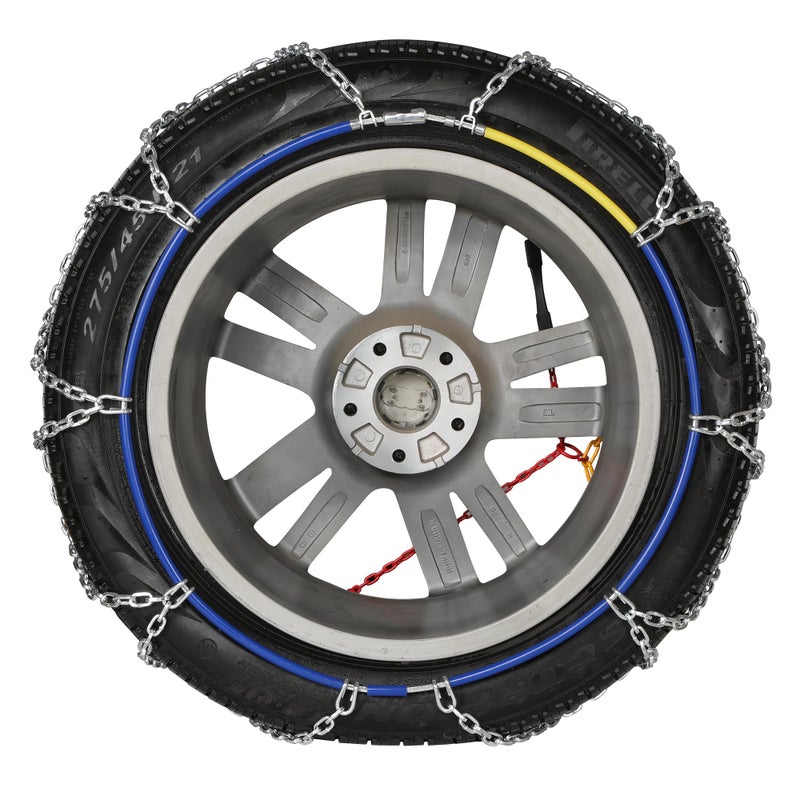 COCO BIRD Snow Chains, Thickened and Wear-Resistant High Carbon Steel Anti Slip Tire Chain for Light Truck, Pickups, and SUVs, Set of 2 (4WD-100) - Image 3