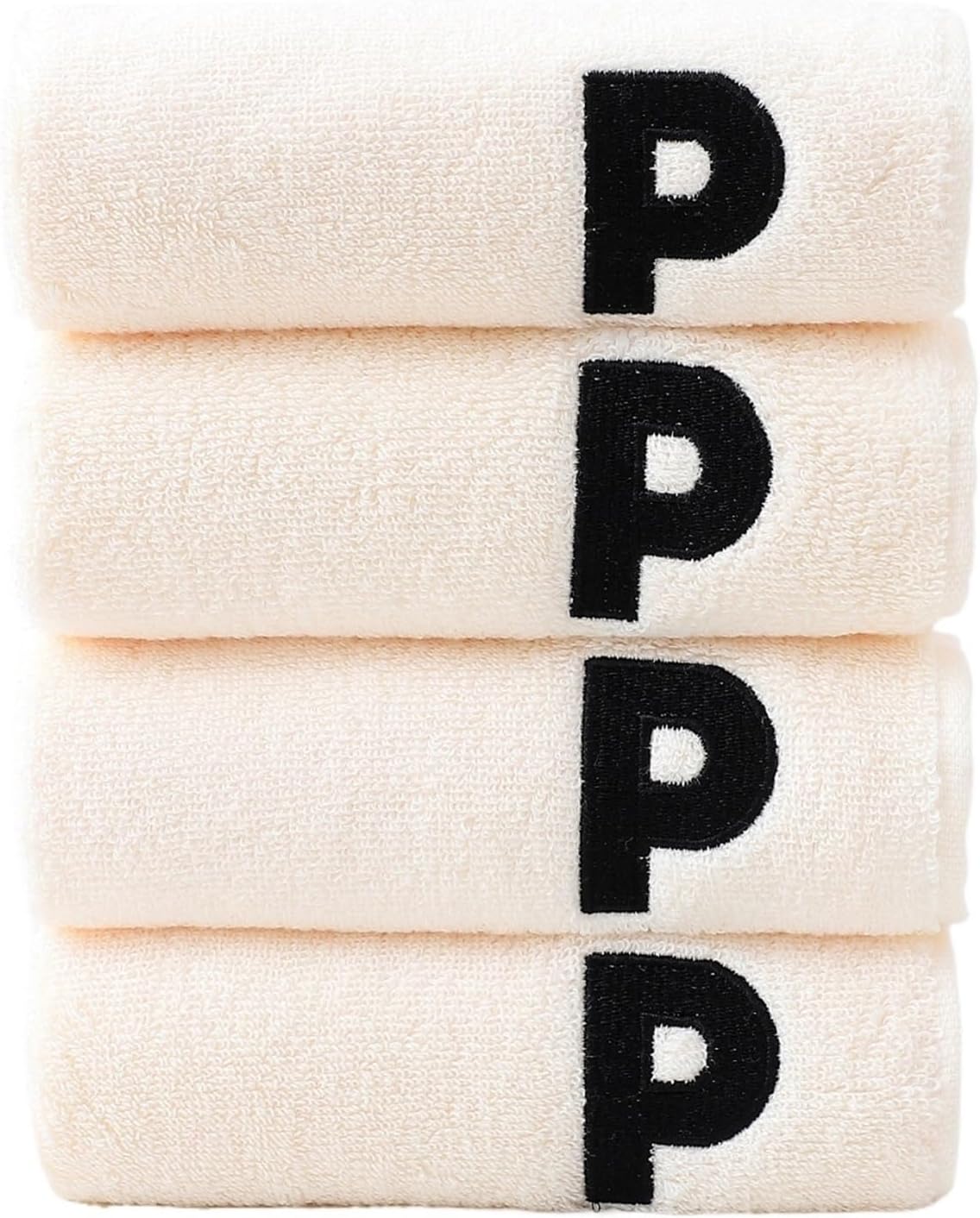 4 Piece Towel Set, Cotton, Perfect Everyday Shower Light Weight, Quick Dry Towels for Your Bathroom Ultimate Comfort and Absorbency for Bathroom Towel Towels,(Beige)