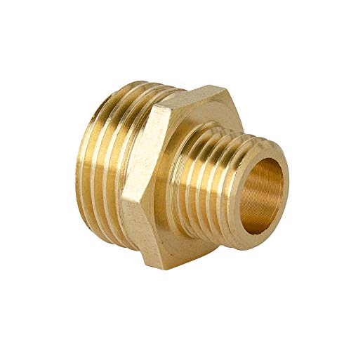 Feelers Brass Misting Spray Nozzle Adapter, 1/2" Male to 1/4" Male Connect Fitting (Pack of 4) - Image 4