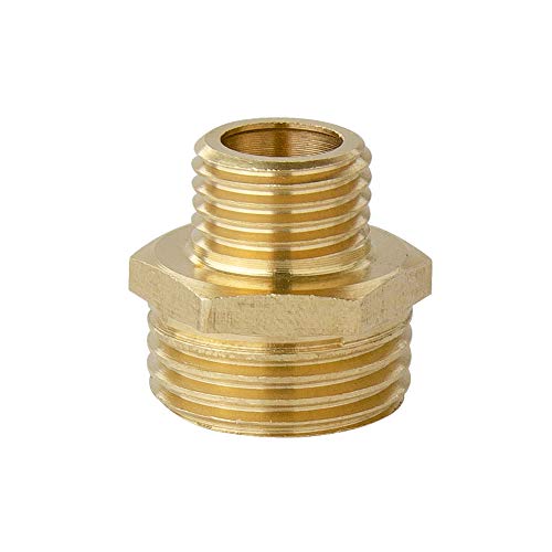 Feelers Brass Misting Spray Nozzle Adapter, 1/2" Male to 1/4" Male Connect Fitting (Pack of 4) - Image 5