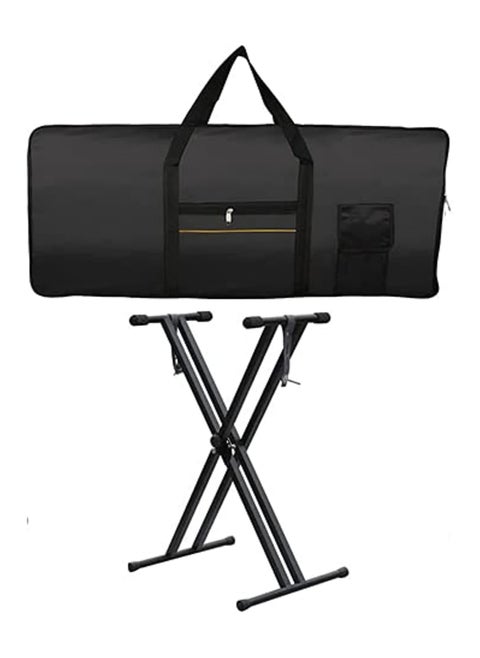 Stand&Bag Kit for 61 Keys Full Size Electronic Piano Keyboard portable Musical Instrument (Stand&Bag for Keyboard)