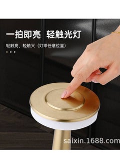 ماركة غير محددة اباجوره نحاسي الاباجوره تاتش تعمل بالشحن usb و كمان فيها 3 مستويات للاضاءه قطعه فنيه في منزلك  - Image 5