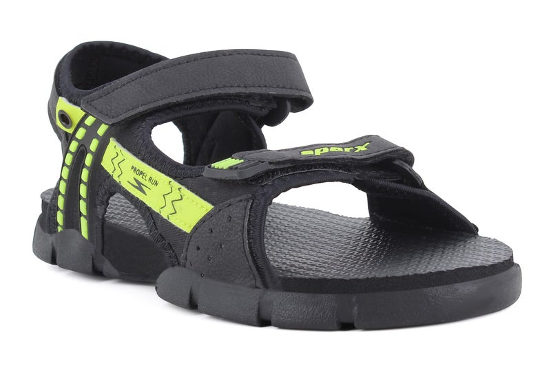 SPARX Child's Sandals, Black N. Green, 11 Kids Uk, SS0126CBKGN0011 - Image 1