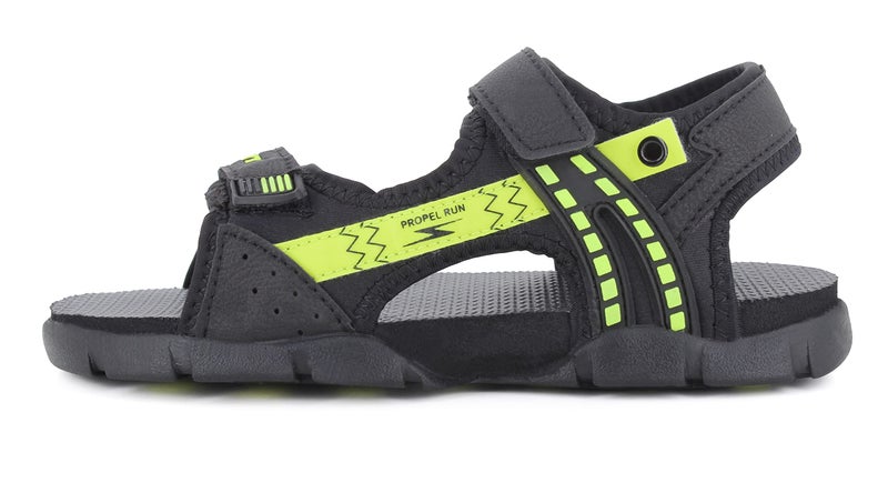 SPARX Child's Sandals, Black N. Green, 11 Kids Uk, SS0126CBKGN0011 - Image 4