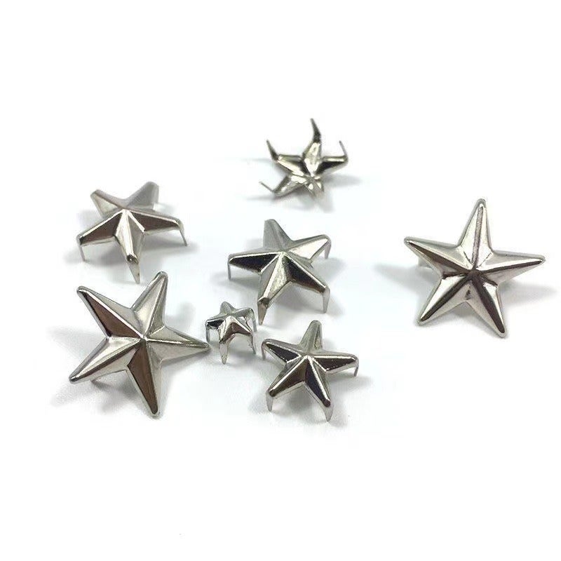 DIY Iron Star Rivet Studs for Accessories - Image 1
