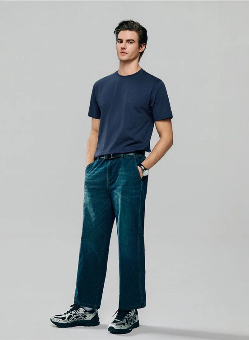 جيوردانو Men’s Slim Fit Cotton Crew Neck Tee