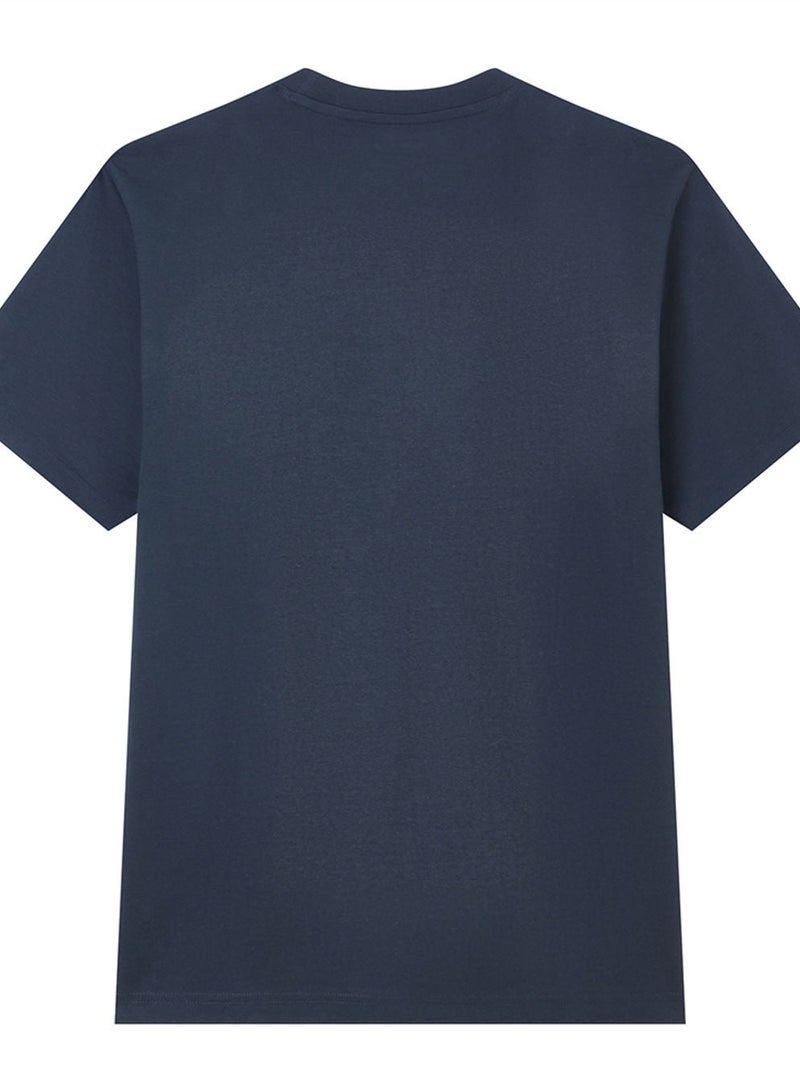 GIORDANO تي شيرت قطن بقلنسوة للرجال بتصميم ضيق - Image 4