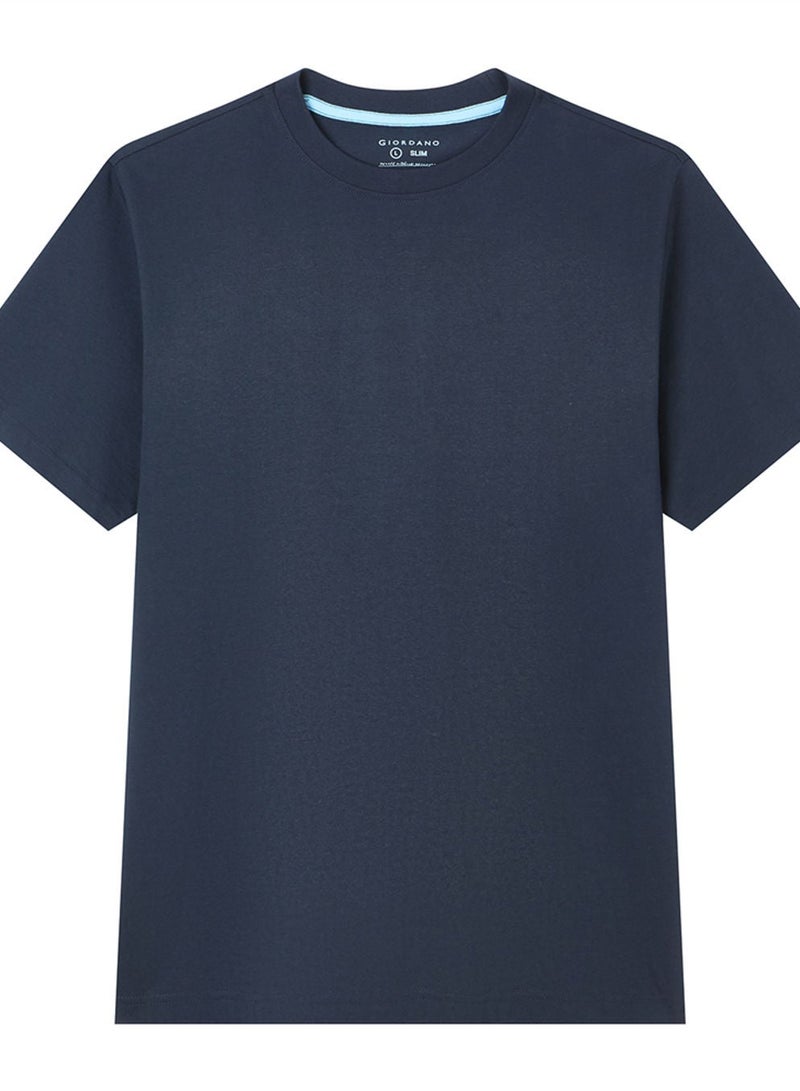 GIORDANO تي شيرت قطن بقلنسوة للرجال بتصميم ضيق - Image 3
