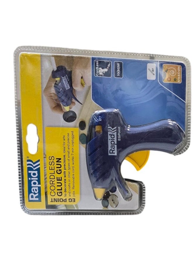 Rapid Cordless Glue Gun – EG Point, 80W, ABS & Metal, Precision Nozzle, Integrated Stand - Image 4