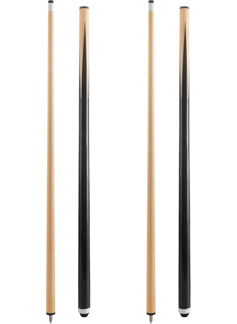 عصا البلياردو المكونة من قطعتين من عصي البلياردو مع طرف 12 مم، عصا البلياردو الثقيلة خفيفة الوزن ومحمولة خشبية متينة، عصا بلياردو مرسومة يدويًا لشريط المنزل ونادي استراحة يقفز الرجال والنساء - Image 1