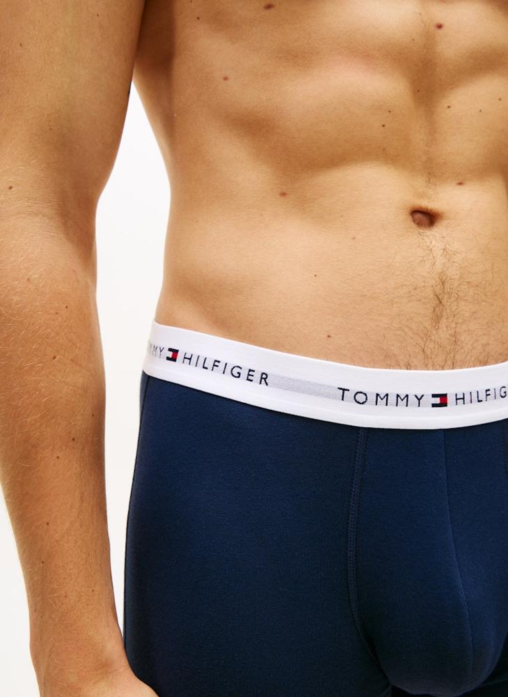 TOMMY HILFIGER 3-Pack Signature Repeat Logo Waistband Trunks - Image 5