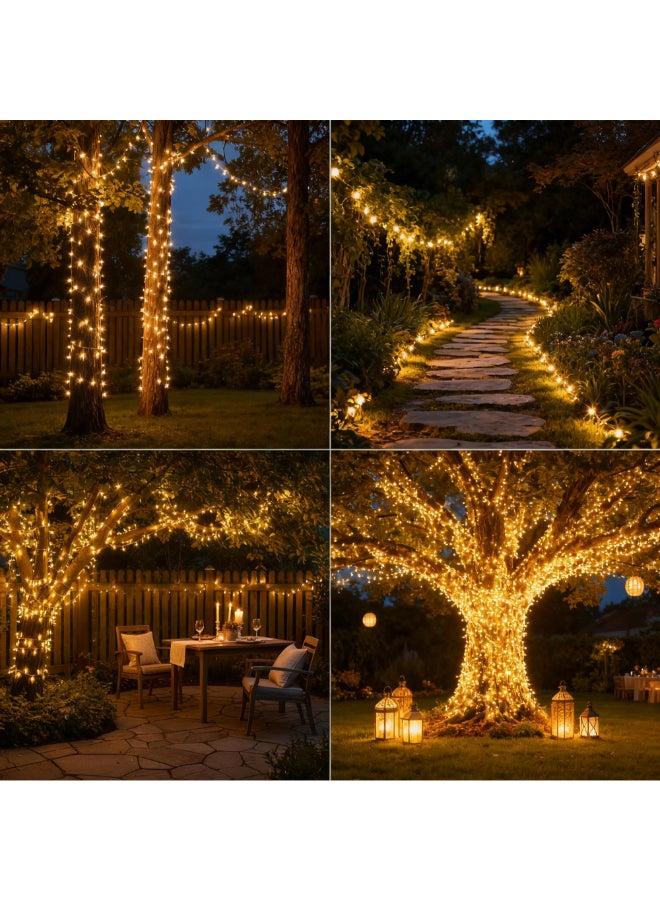 zayo ضوء خيط LED خارجي للحديقة دافئ أبيض 20م - Image 4