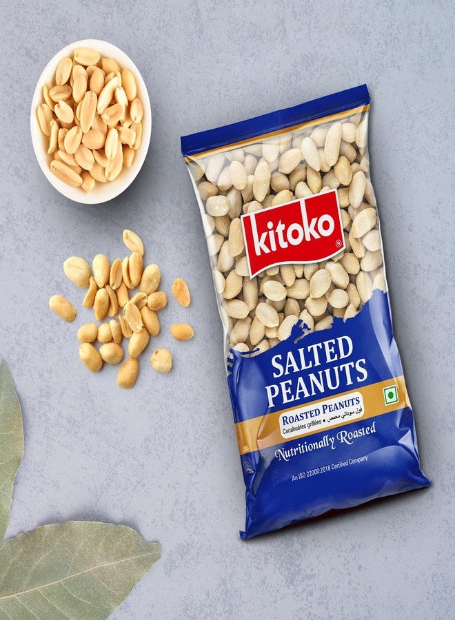 KITOKO FOODS Roasted Salted Peanuts (1600gm), Healthy Khari Sing Without Skin, Organic & Gluten-Free Namkeen Snacks Mungfali Singdana, Rich In Fibre & Protein Fresh Groundnuts (400gm Pack of 4) - Image 3