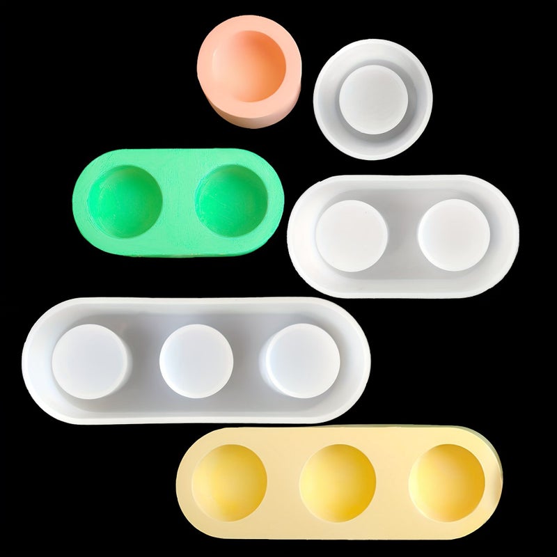 M Plaster Silicone Mold for Candle Holders Craft - Image 3