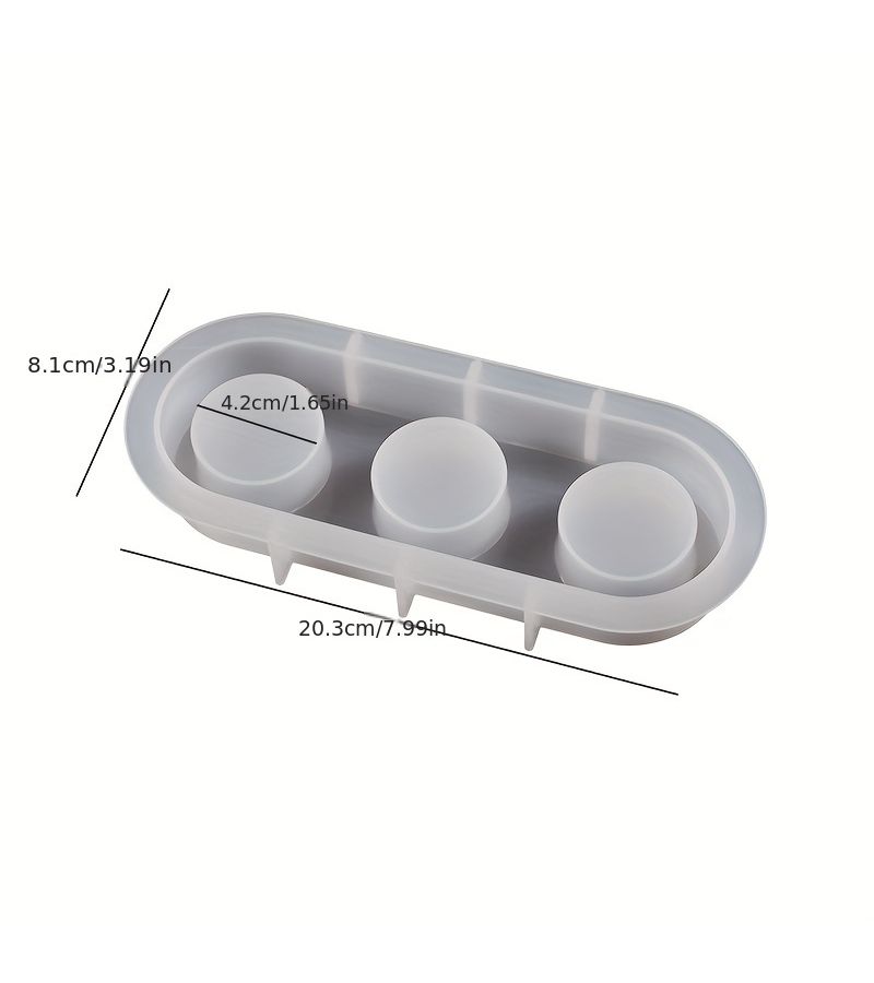 M Plaster Silicone Mold for Candle Holders Craft - Image 4