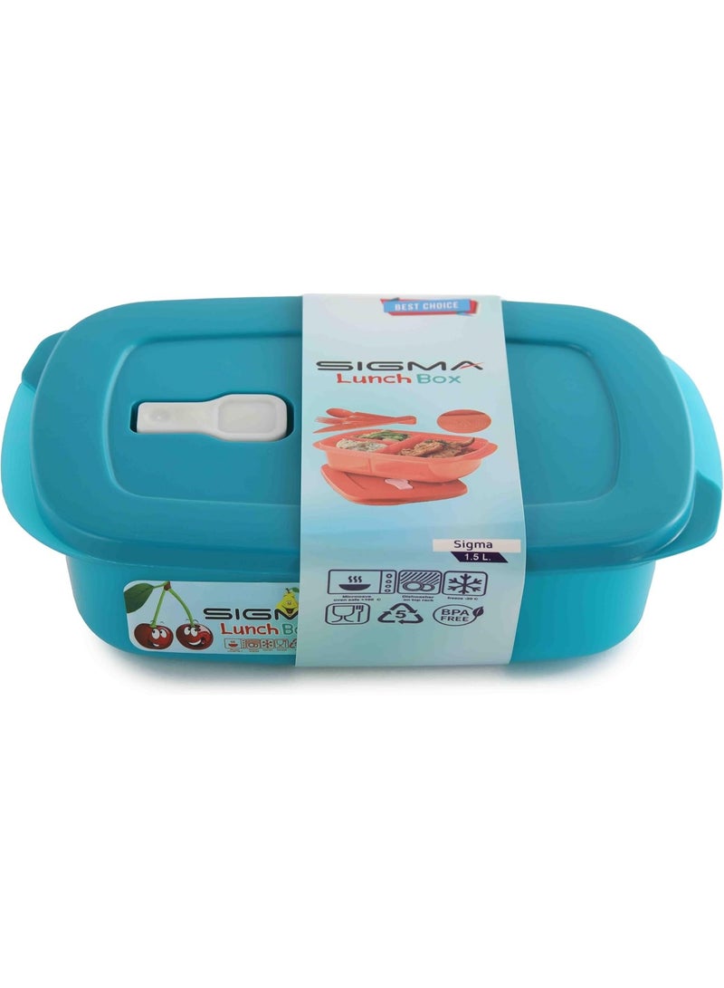 Sigma Lunch Box (Turquoise, 1.5L) - Image 2