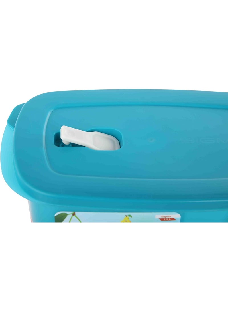 Sigma Lunch Box (Turquoise, 1.5L) - Image 4