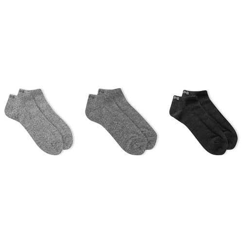 Chaps جوارب كاجوال قصيرة للرجال من تشابس (3 عبوات) ، متنوعة باللون الأسود ، مقاس 6-12 أمريكي - Image 2