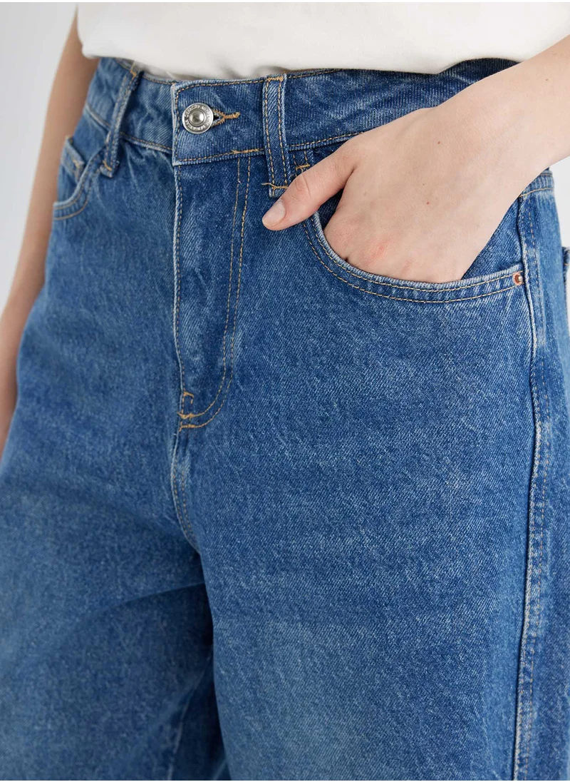 DeFacto Carrot Fit High-Waist Boyfriend Jean With Washed Effect