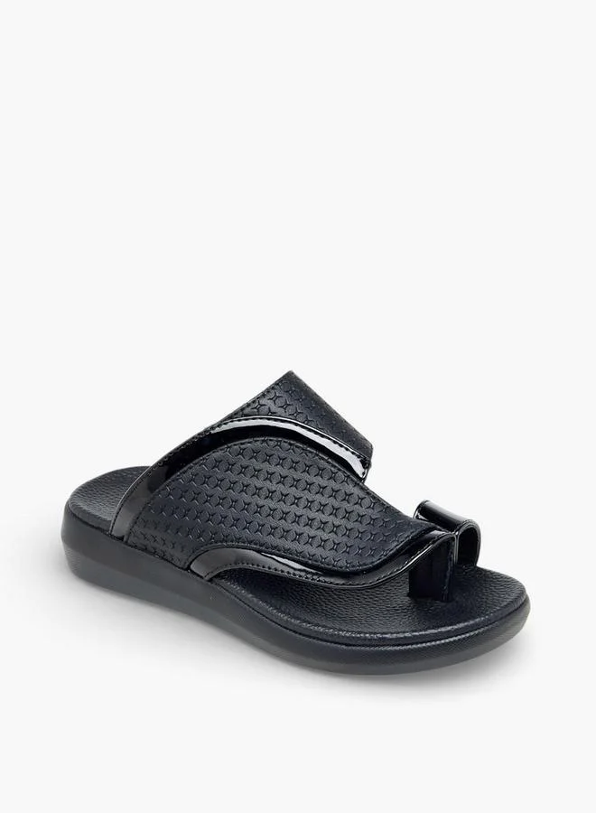 Al Waha Boys Embroidered Arabic Sandals