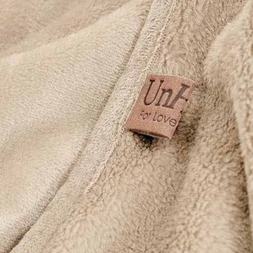 UnHide Lil Marsh Traveler - Travel Blanket - Faux Fur Blanket - Durable, Lightweight, Extra Soft Blanket - Machine Washable - Beige Bear (50” x 60”) - Image 3