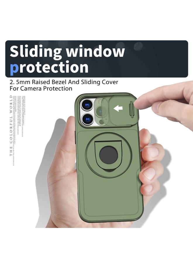 erorex Case For iPhone 16 Pro Max Camshield MagSafe Ring Holder Armor Phone Case - Image 5