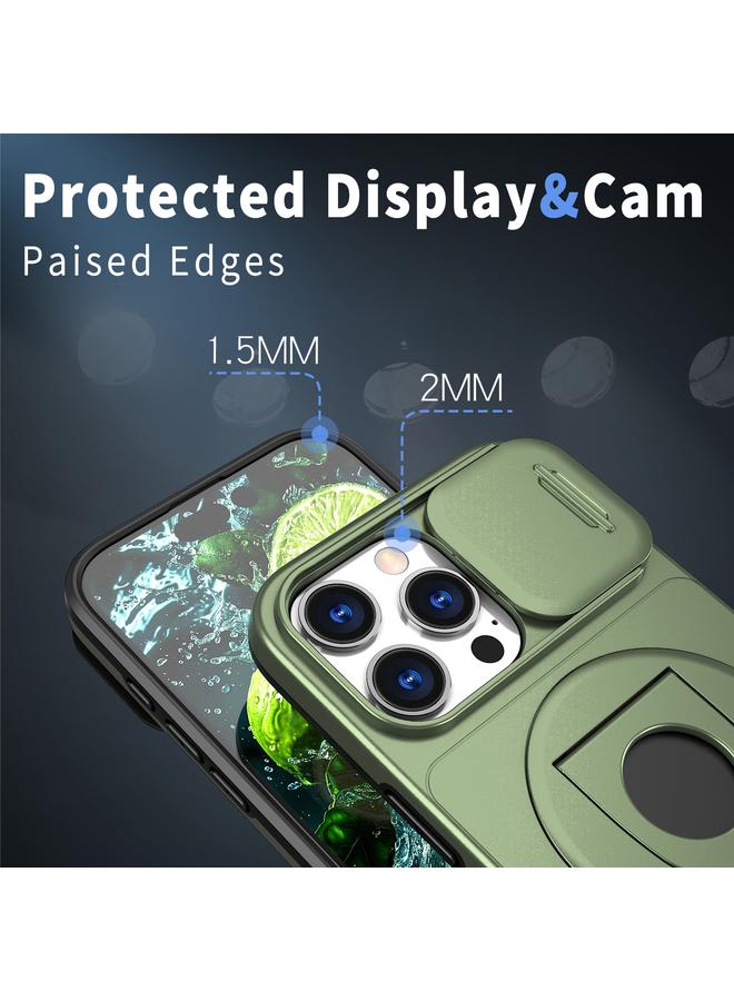 erorex Case For iPhone 16 Pro Max Camshield MagSafe Ring Holder Armor Phone Case - Image 4