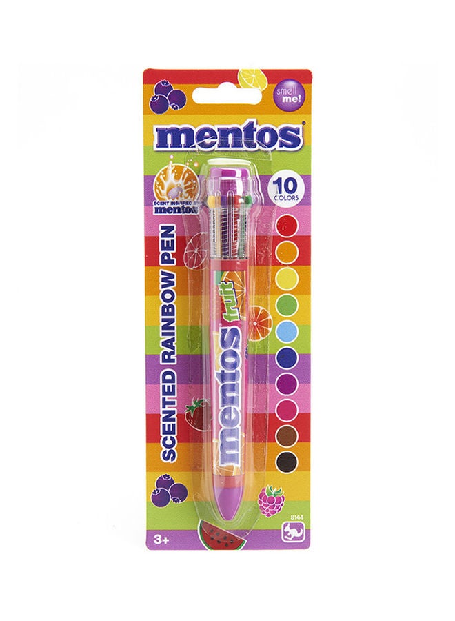 Mentos 1 قيراط 10 لون قوس قزح القلم - Image 1