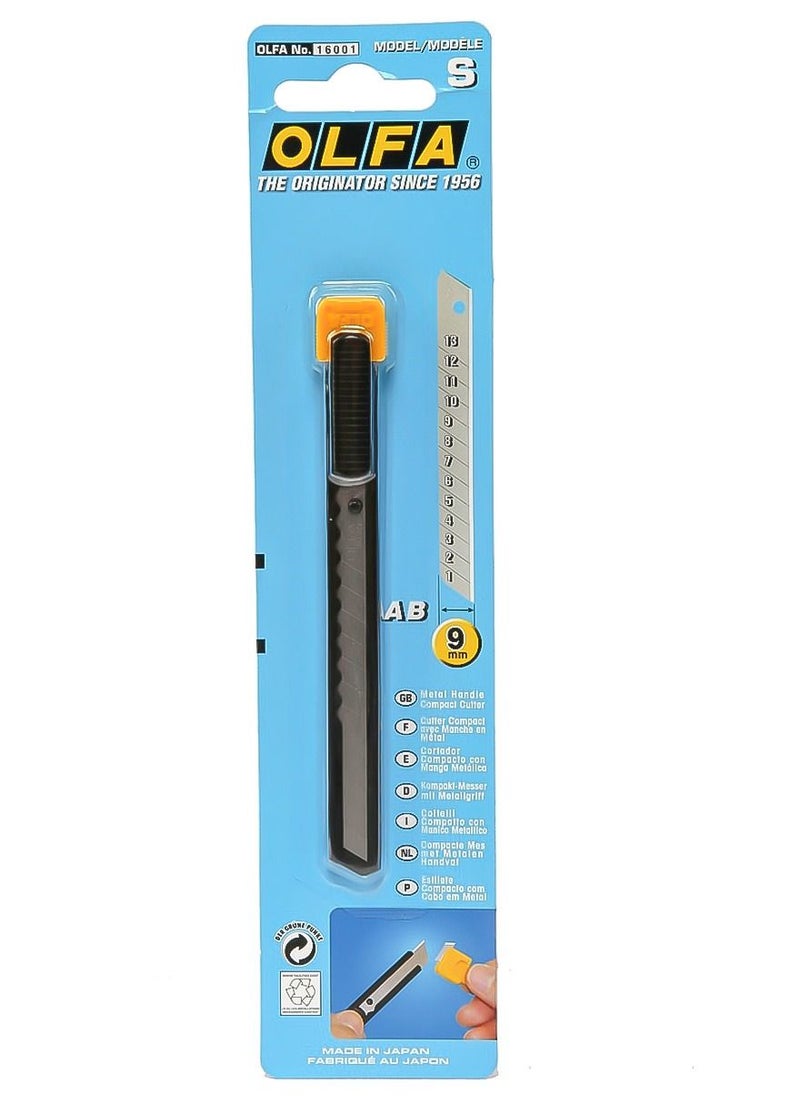 OLFA S Compact Cutter Metal Body 9Mm  - Image 1
