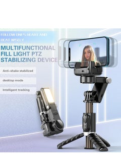 DMG TECH Selfie Stick Gimbal Stabilizer, 4 in 1 Portable Tripod, Gimbal Stabilizer, 360° Face Tracking, Auto Balance 1-Axis Gimbal for Smartphone Recording Video, Vlog, Tiktok, YouTube  - Image 2