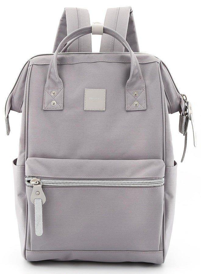 himawari Laptop Backpack for Women&Men Travel Backpack With USB Charging Port Large Business Bag Water Resistant College Bag Computer Bag Backpack for school (1881-Misty purple-39#), 1881-misty