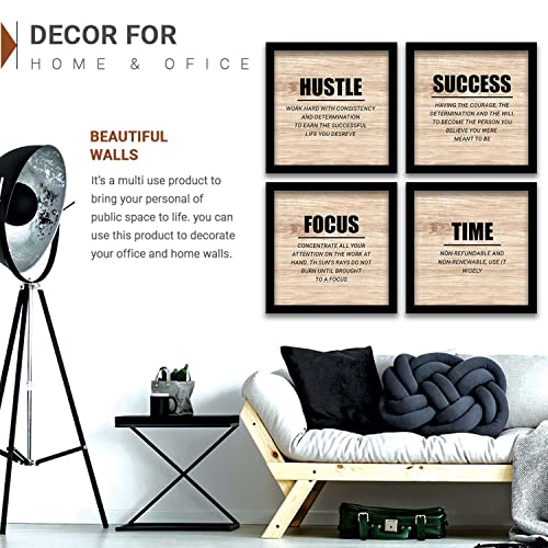 kotart Engineered Wood-Frames For Wall Decor-Motivational Photo Frames For Wall Decoration-Quotes Wall Poster With Frame For Room Living Room (Art 3, 10x10 inch) - Image 3