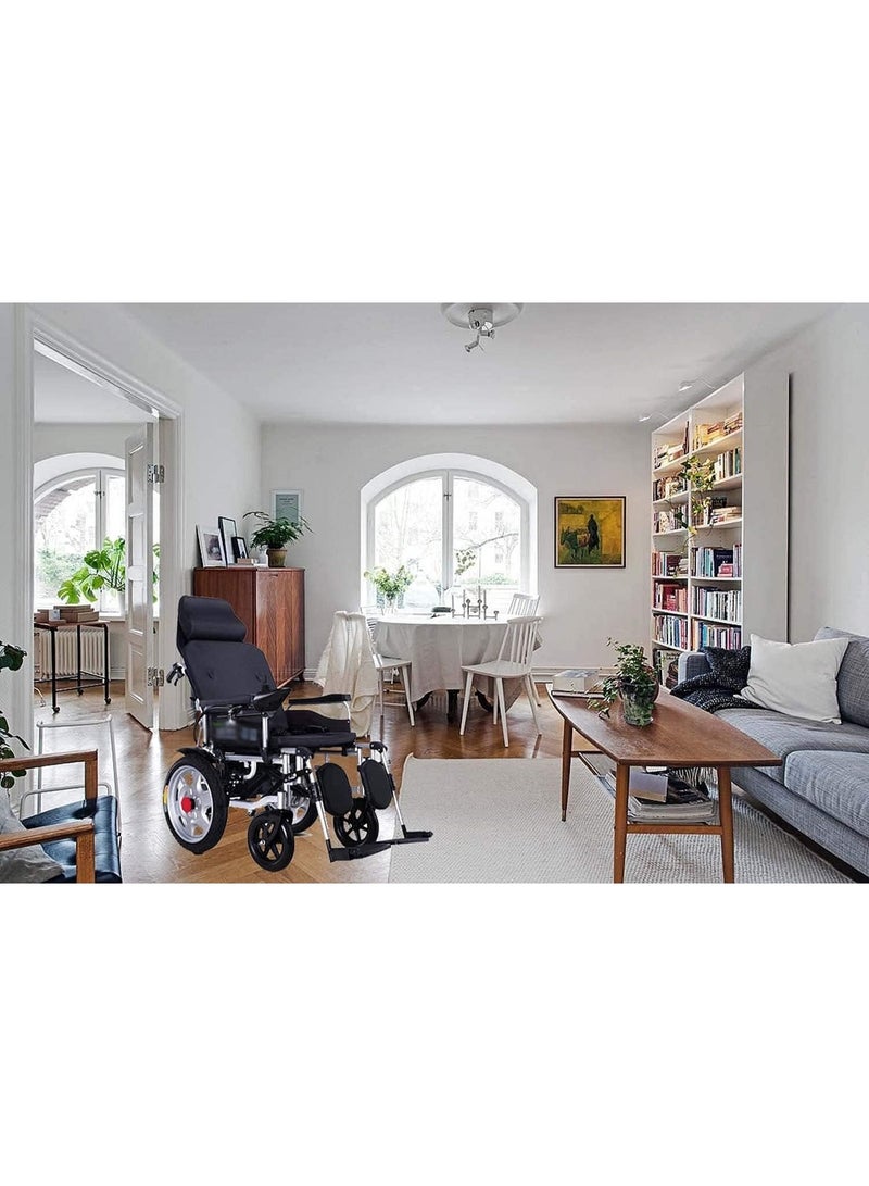 Relax Smart Electric wheelchair with foldable backrest, adjustable foot and leg rest - Image 5