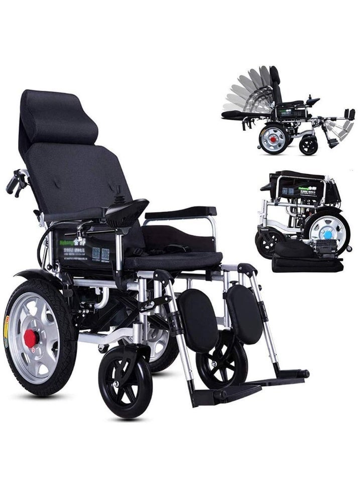 Relax Smart Electric wheelchair with foldable backrest, adjustable foot and leg rest - Image 1
