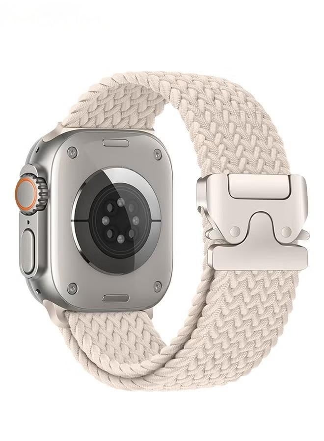 Nylon Woven Loop Band for Apple Watch 42/44/45/46/49mm, Sport Replacement Strap Wristband Compatible with Apple Watch Ultra 1/2 iWatch SE Series 10/9/8/7/6/5/4/3/2/1/SE - Image 3