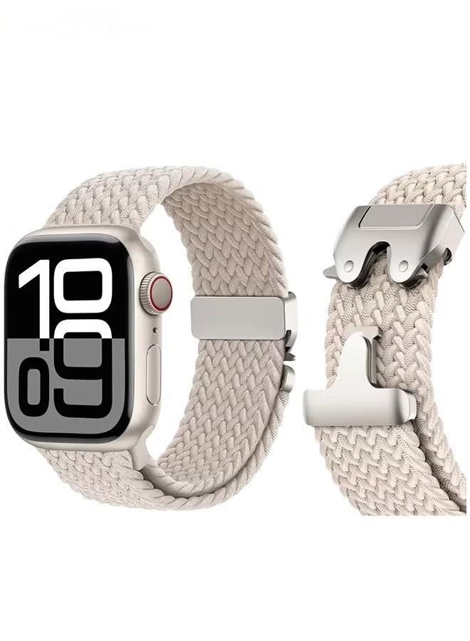 Nylon Woven Loop Band for Apple Watch 42/44/45/46/49mm, Sport Replacement Strap Wristband Compatible with Apple Watch Ultra 1/2 iWatch SE Series 10/9/8/7/6/5/4/3/2/1/SE - Image 2