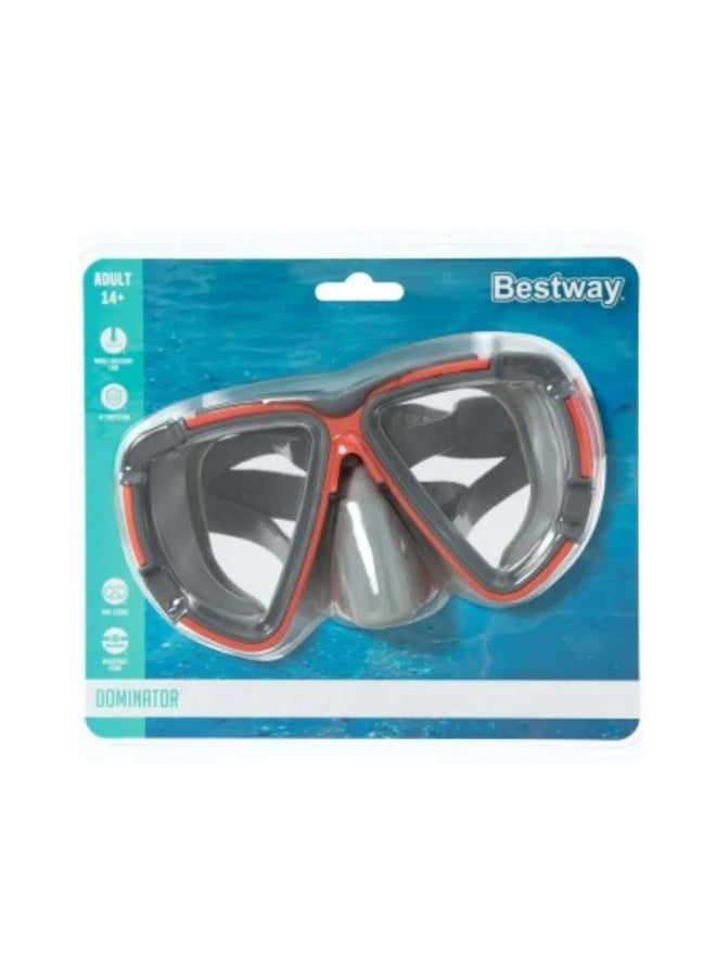 Bestway Hydro-Swim Blackstripe Swim Mask – Dual Lens, Leak-Resistant, Adjustable Strap – For Adults & Kids - Image 4