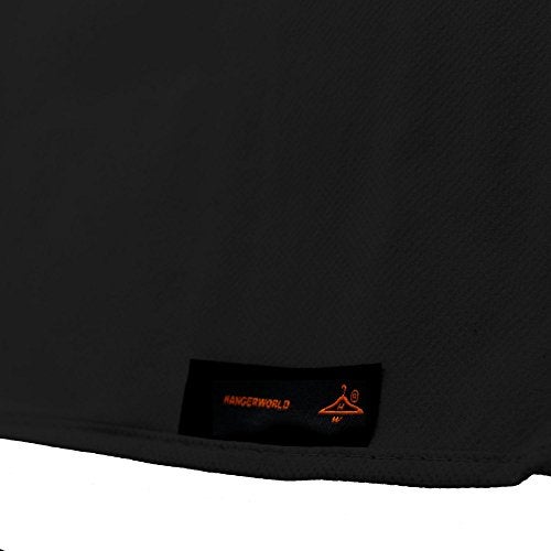 HANGERWORLD 72inch Breathable Wedding Gown Long Dress Hanging Garment Bag for Closet Storage (Black) - Image 5