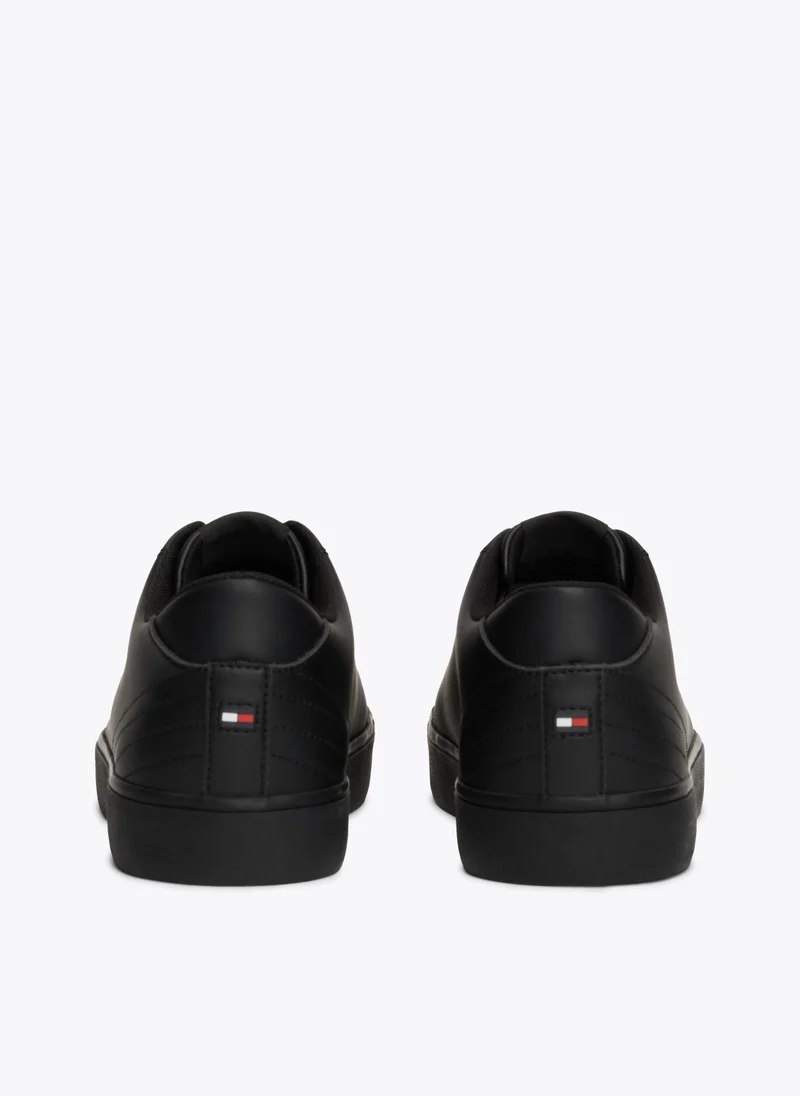 TOMMY HILFIGER Lace Up Low Top Leather Sneakers